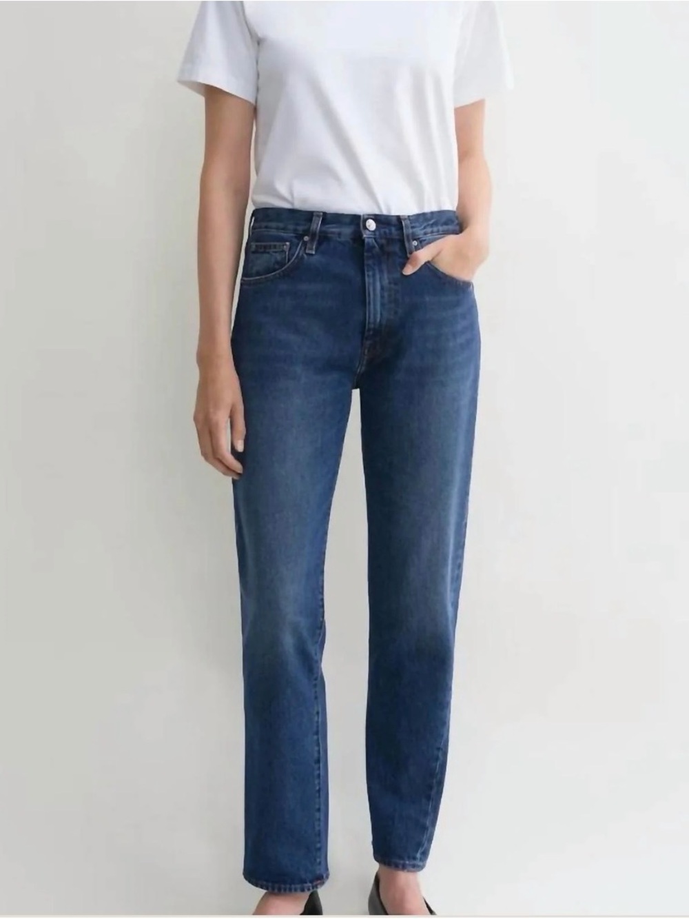 Toteme Twisted Seam Ankle Jeans